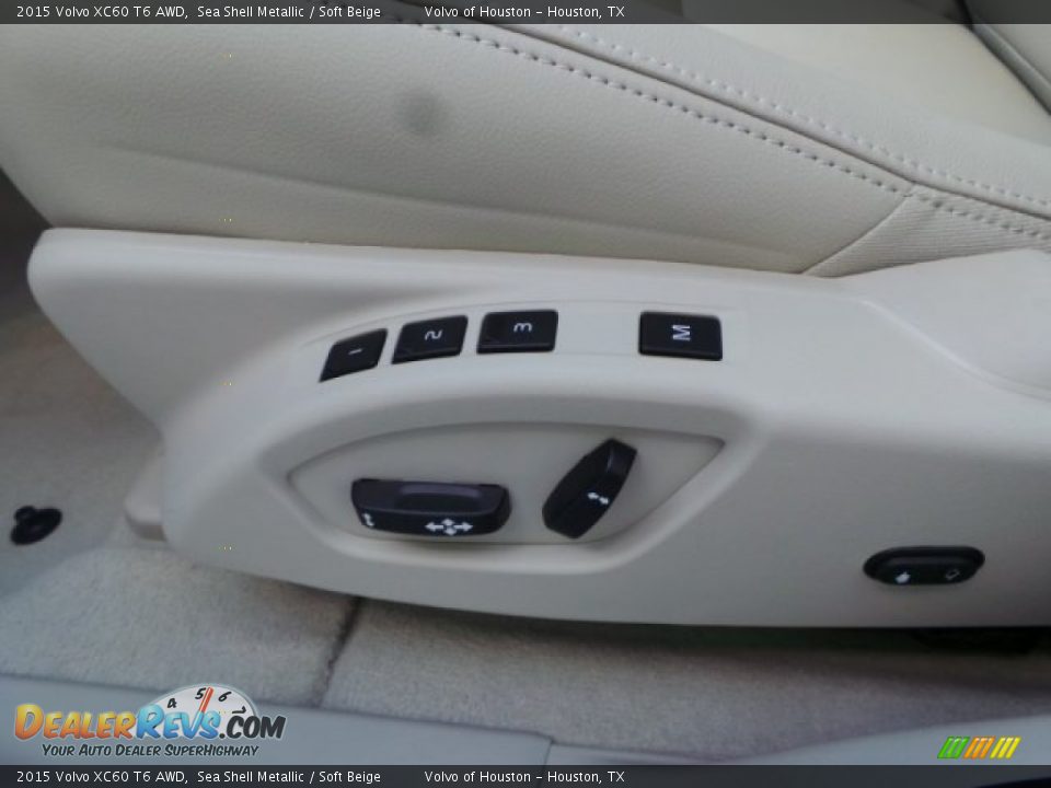 2015 Volvo XC60 T6 AWD Sea Shell Metallic / Soft Beige Photo #12