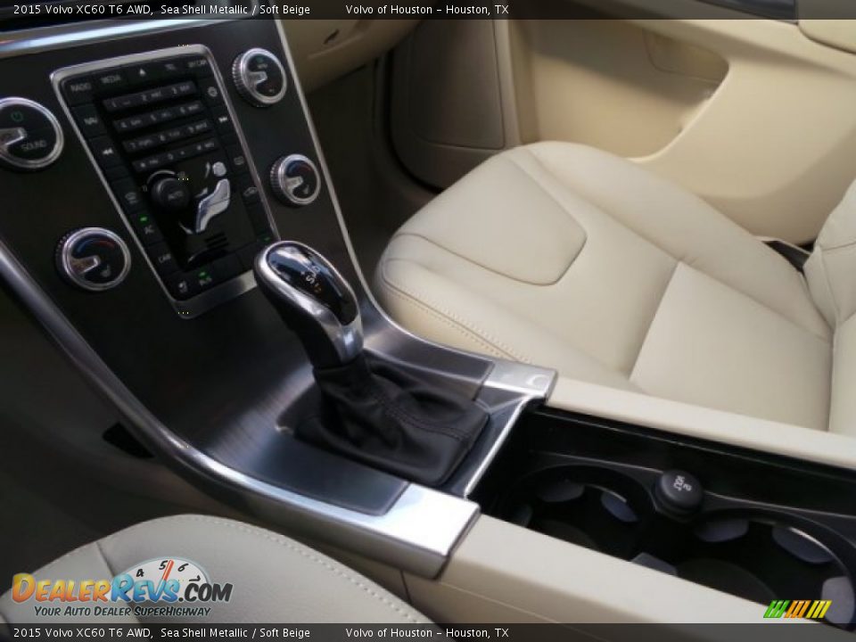 2015 Volvo XC60 T6 AWD Sea Shell Metallic / Soft Beige Photo #14