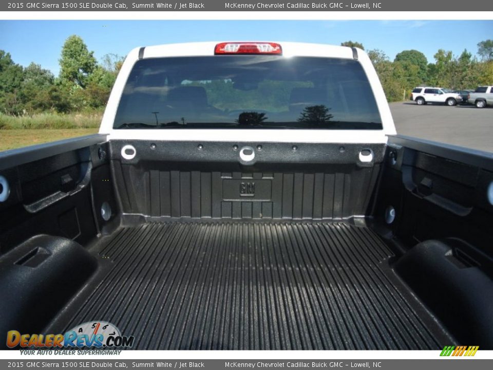 2015 GMC Sierra 1500 SLE Double Cab Summit White / Jet Black Photo #15