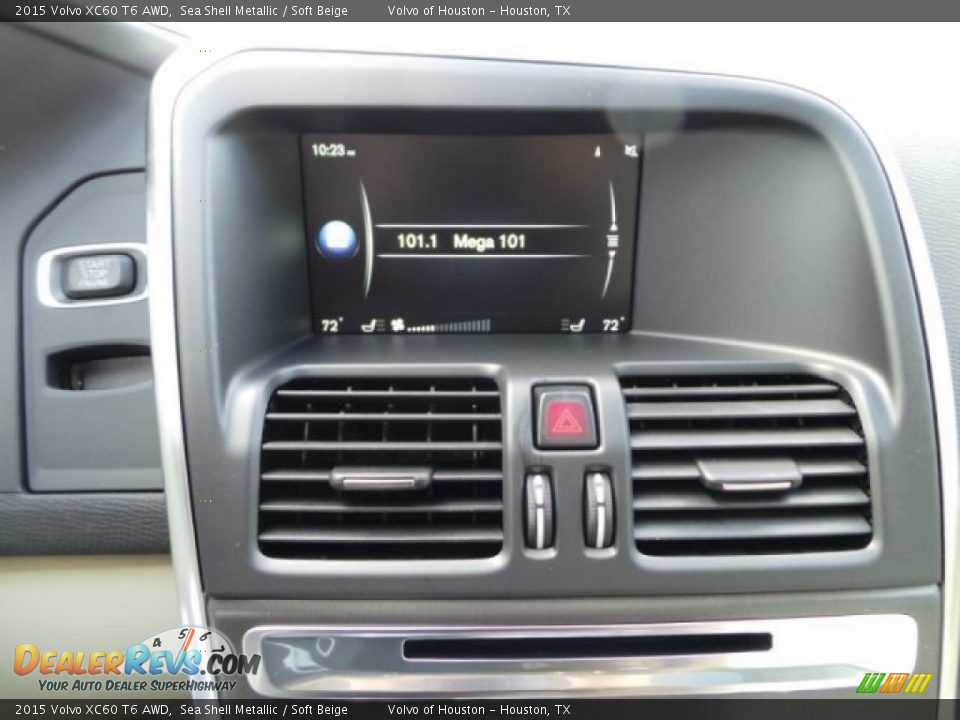2015 Volvo XC60 T6 AWD Sea Shell Metallic / Soft Beige Photo #17