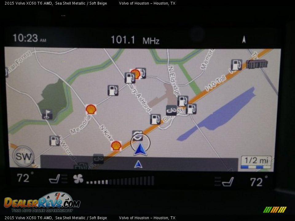 2015 Volvo XC60 T6 AWD Sea Shell Metallic / Soft Beige Photo #18