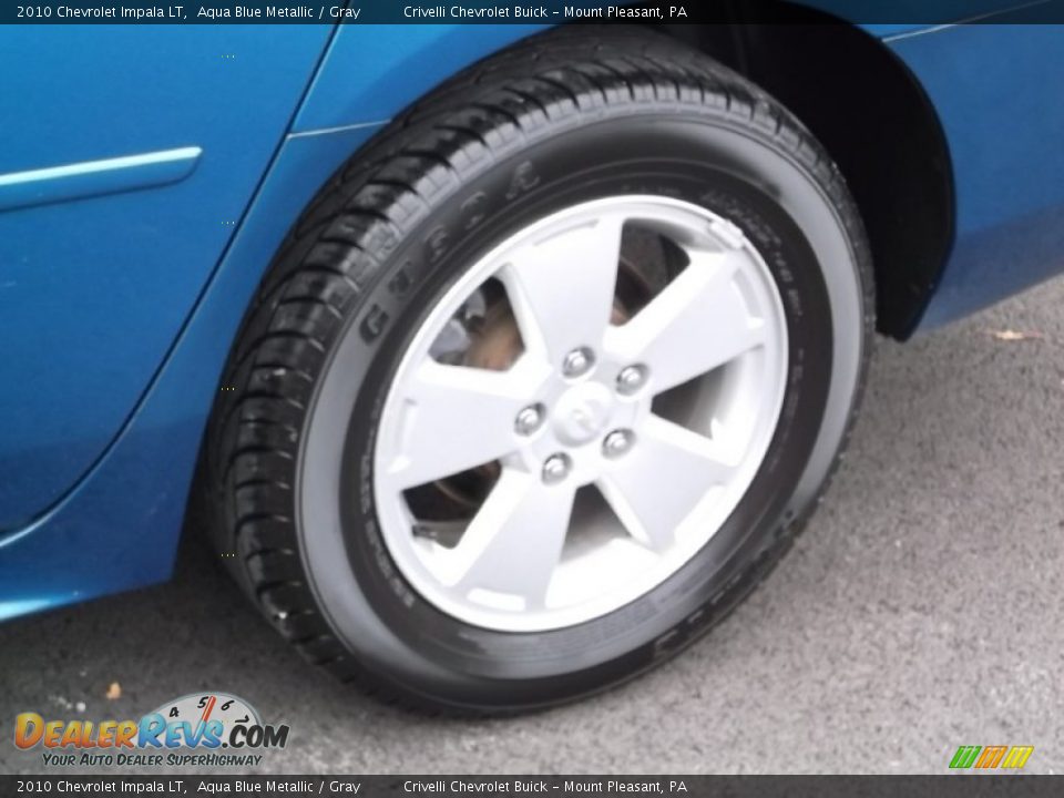 2010 Chevrolet Impala LT Aqua Blue Metallic / Gray Photo #3