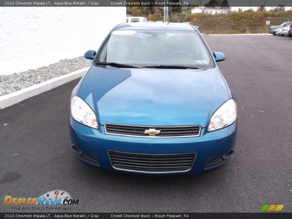 2010 Chevrolet Impala LT Aqua Blue Metallic / Gray Photo #4