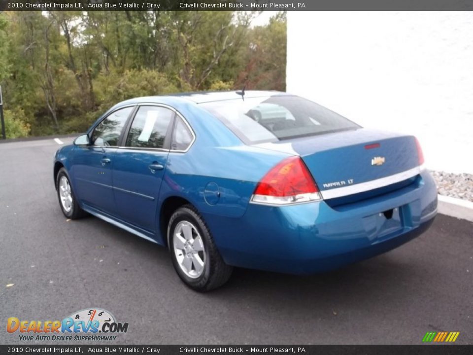 2010 Chevrolet Impala LT Aqua Blue Metallic / Gray Photo #8