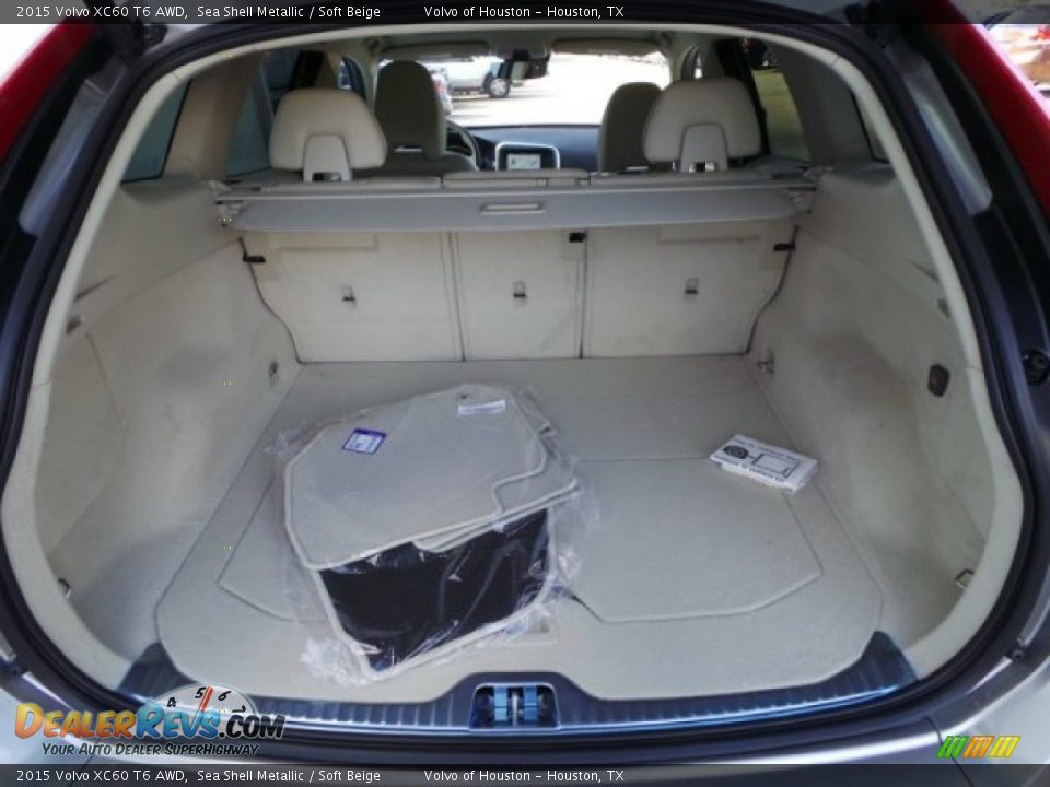 2015 Volvo XC60 T6 AWD Sea Shell Metallic / Soft Beige Photo #28