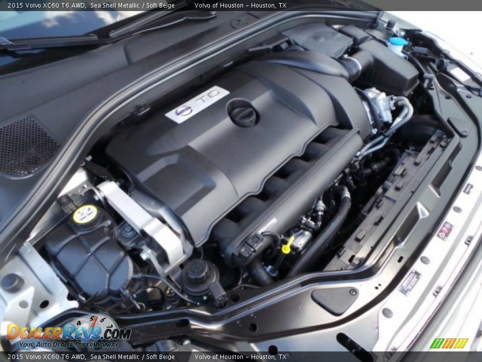 2015 Volvo XC60 T6 AWD Sea Shell Metallic / Soft Beige Photo #30
