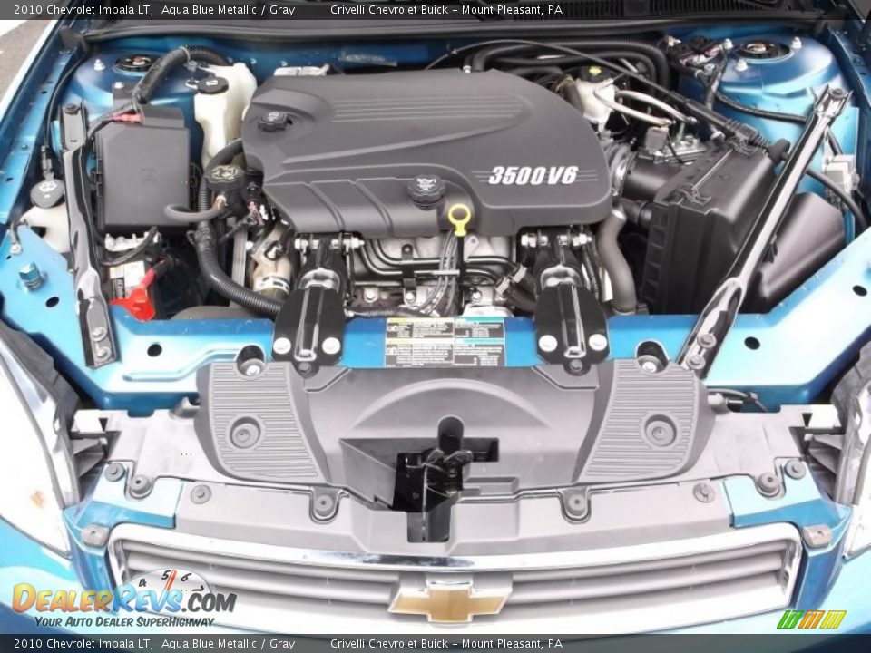 2010 Chevrolet Impala LT Aqua Blue Metallic / Gray Photo #10