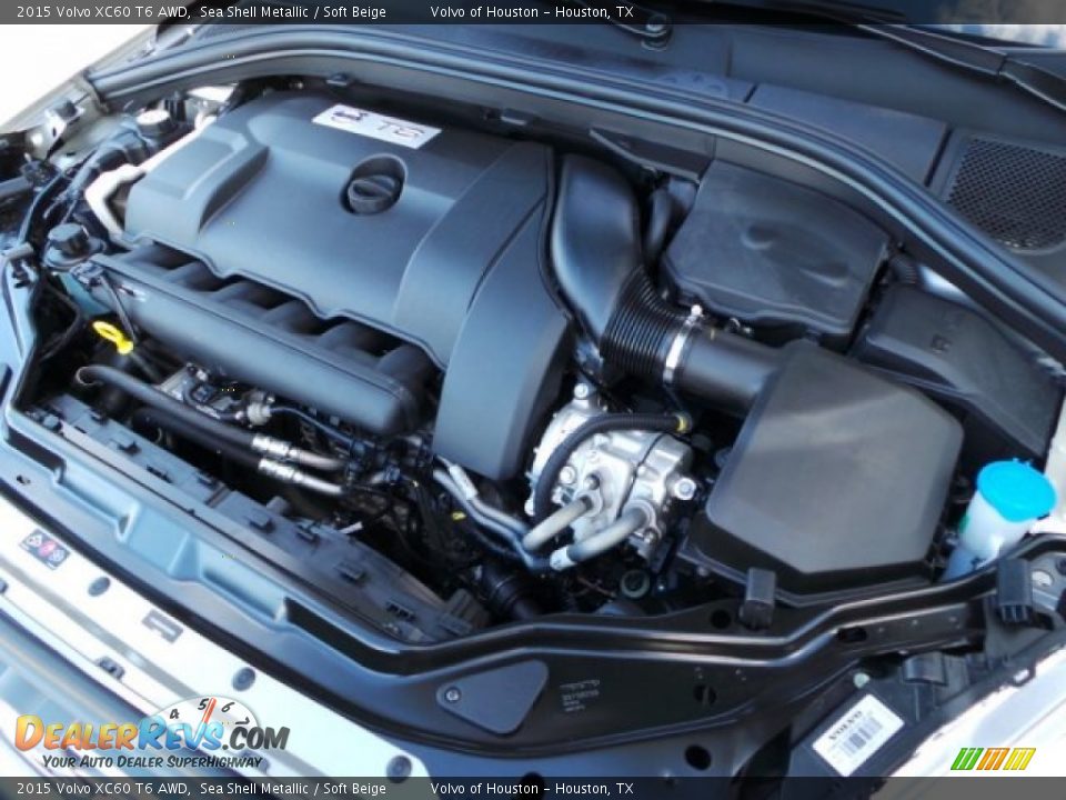 2015 Volvo XC60 T6 AWD Sea Shell Metallic / Soft Beige Photo #31