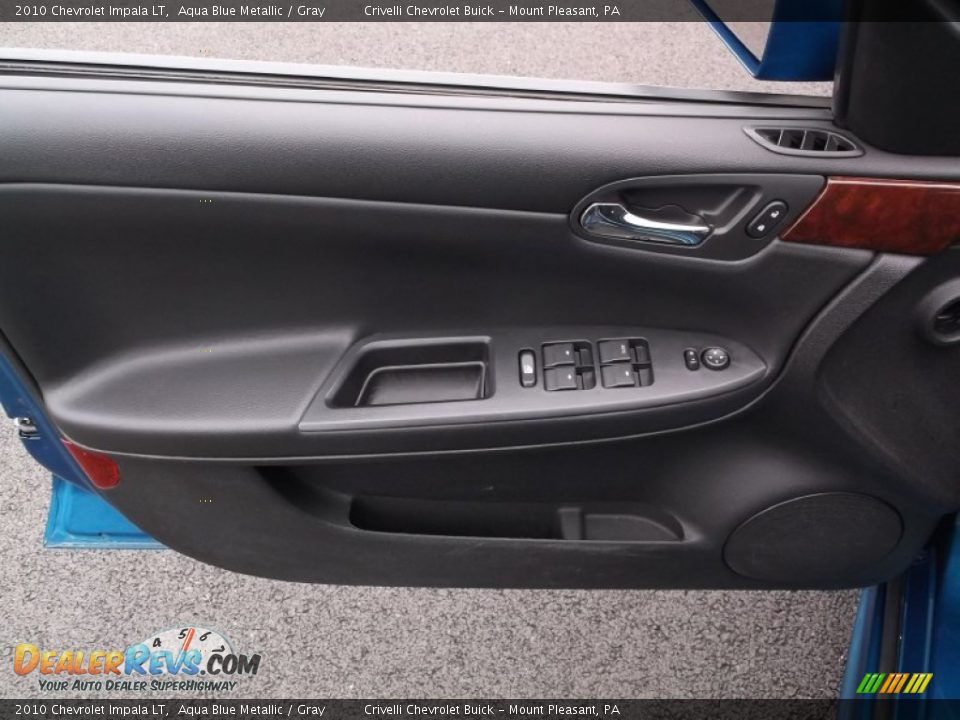 2010 Chevrolet Impala LT Aqua Blue Metallic / Gray Photo #12