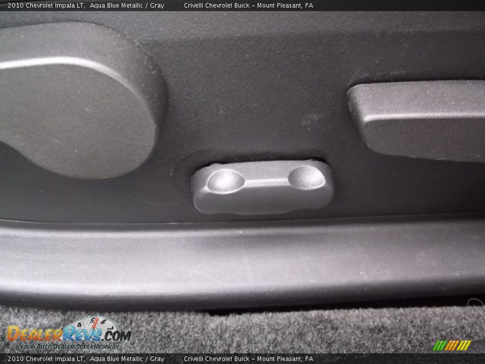 2010 Chevrolet Impala LT Aqua Blue Metallic / Gray Photo #15