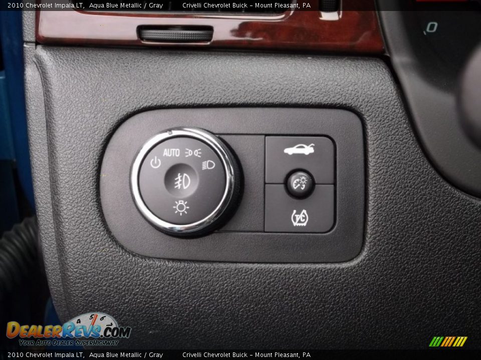 2010 Chevrolet Impala LT Aqua Blue Metallic / Gray Photo #16