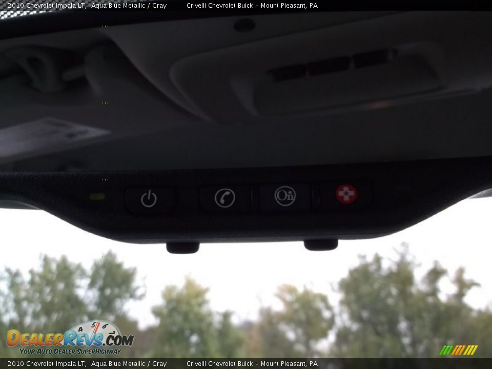 2010 Chevrolet Impala LT Aqua Blue Metallic / Gray Photo #17