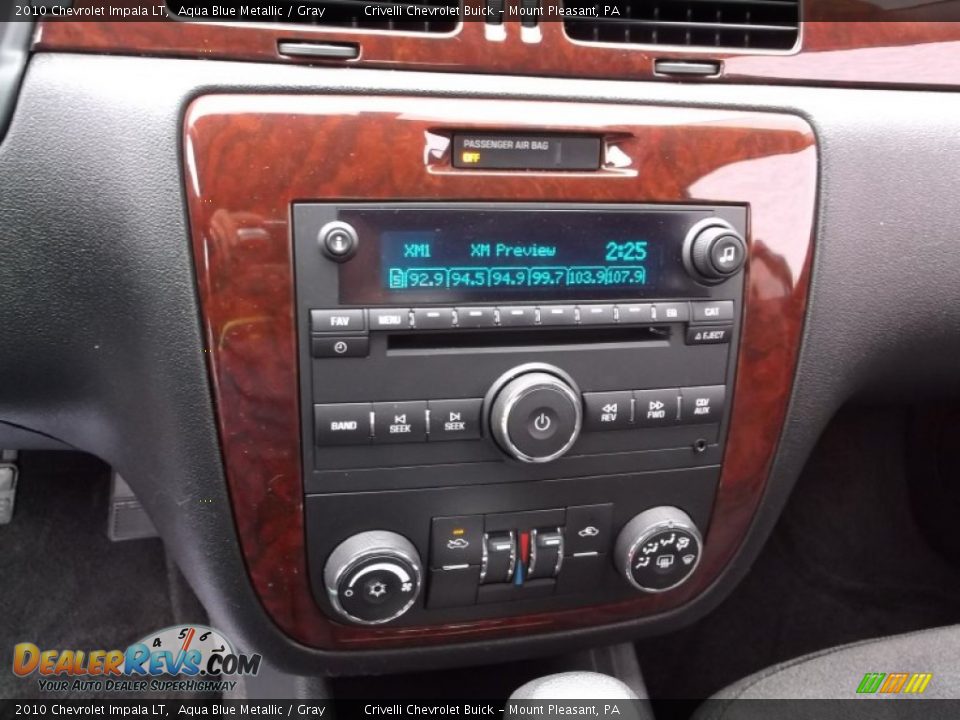 2010 Chevrolet Impala LT Aqua Blue Metallic / Gray Photo #19