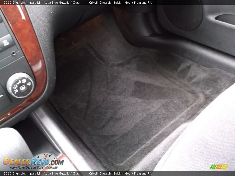 2010 Chevrolet Impala LT Aqua Blue Metallic / Gray Photo #24