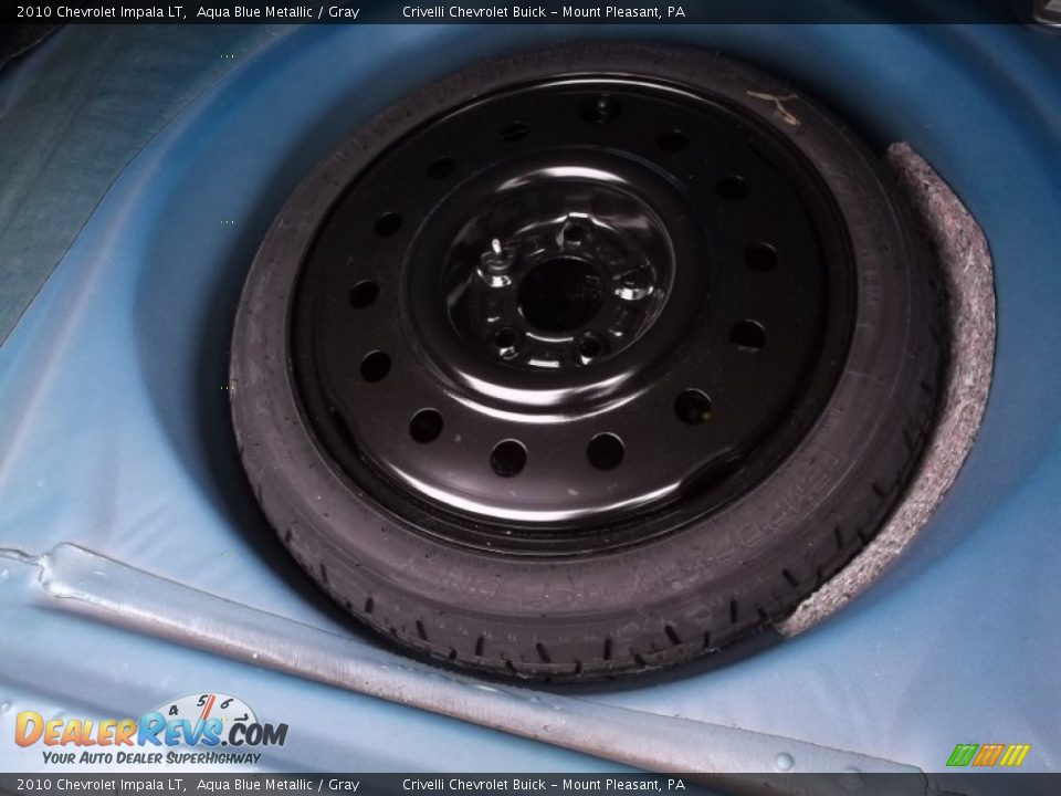 2010 Chevrolet Impala LT Aqua Blue Metallic / Gray Photo #28