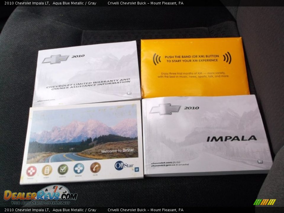 2010 Chevrolet Impala LT Aqua Blue Metallic / Gray Photo #29