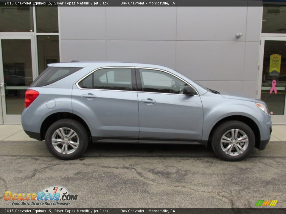 2015 Chevrolet Equinox LS Silver Topaz Metallic / Jet Black Photo #2