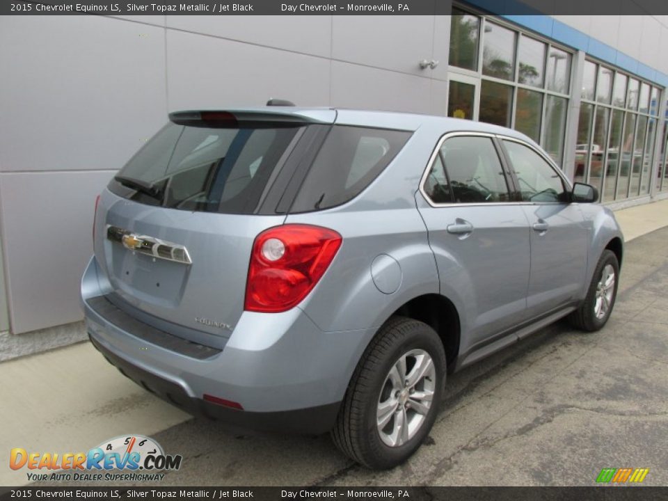 2015 Chevrolet Equinox LS Silver Topaz Metallic / Jet Black Photo #4