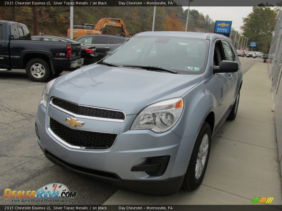 2015 Chevrolet Equinox LS Silver Topaz Metallic / Jet Black Photo #7
