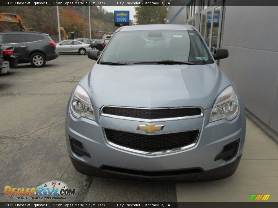 2015 Chevrolet Equinox LS Silver Topaz Metallic / Jet Black Photo #8
