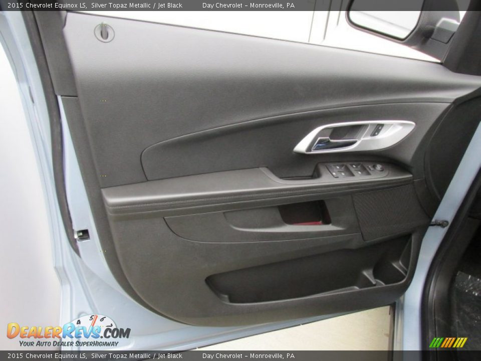 2015 Chevrolet Equinox LS Silver Topaz Metallic / Jet Black Photo #10