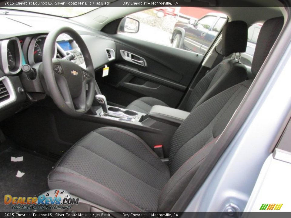 2015 Chevrolet Equinox LS Silver Topaz Metallic / Jet Black Photo #11