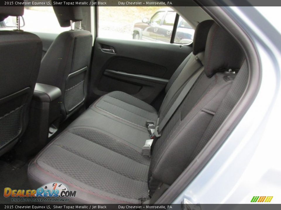 2015 Chevrolet Equinox LS Silver Topaz Metallic / Jet Black Photo #12