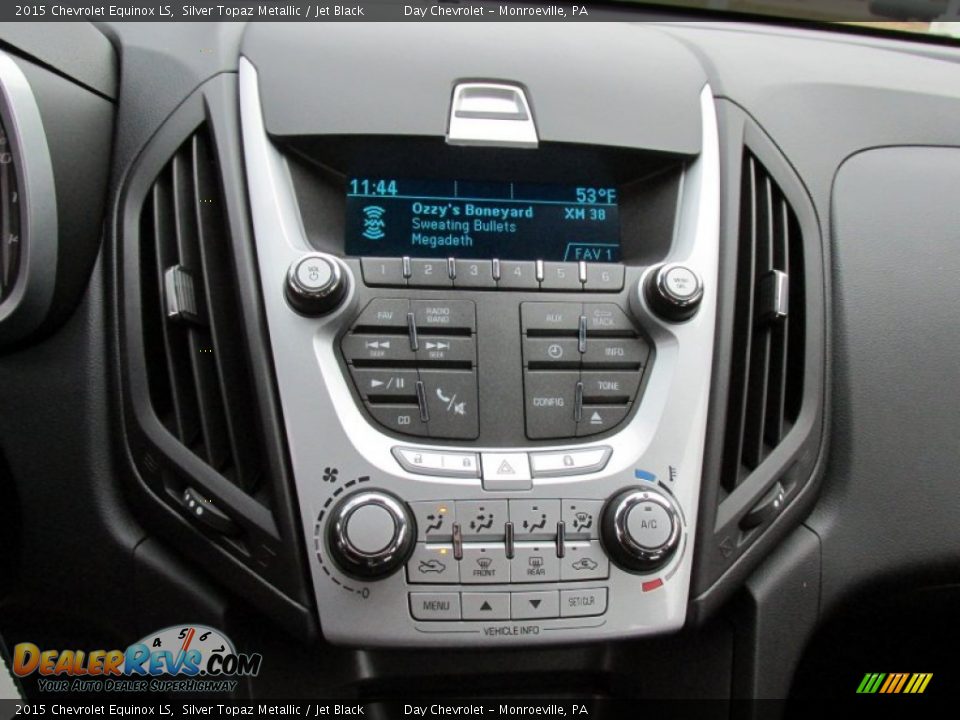 2015 Chevrolet Equinox LS Silver Topaz Metallic / Jet Black Photo #15