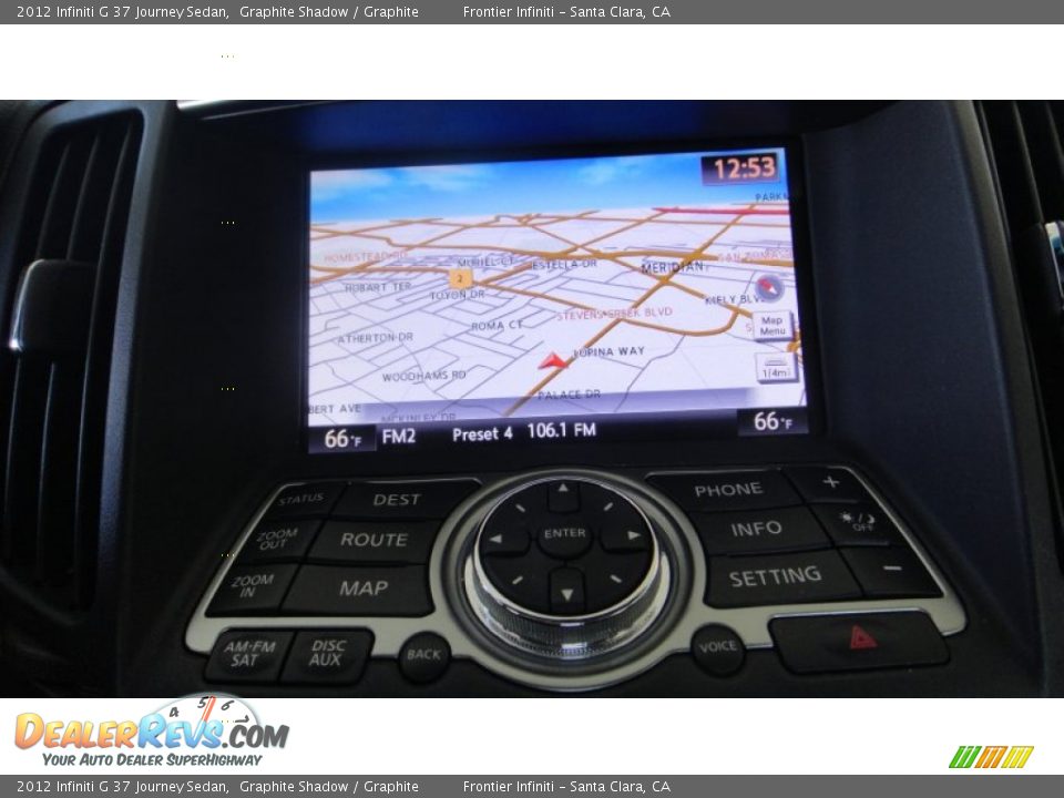 2012 Infiniti G 37 Journey Sedan Graphite Shadow / Graphite Photo #10