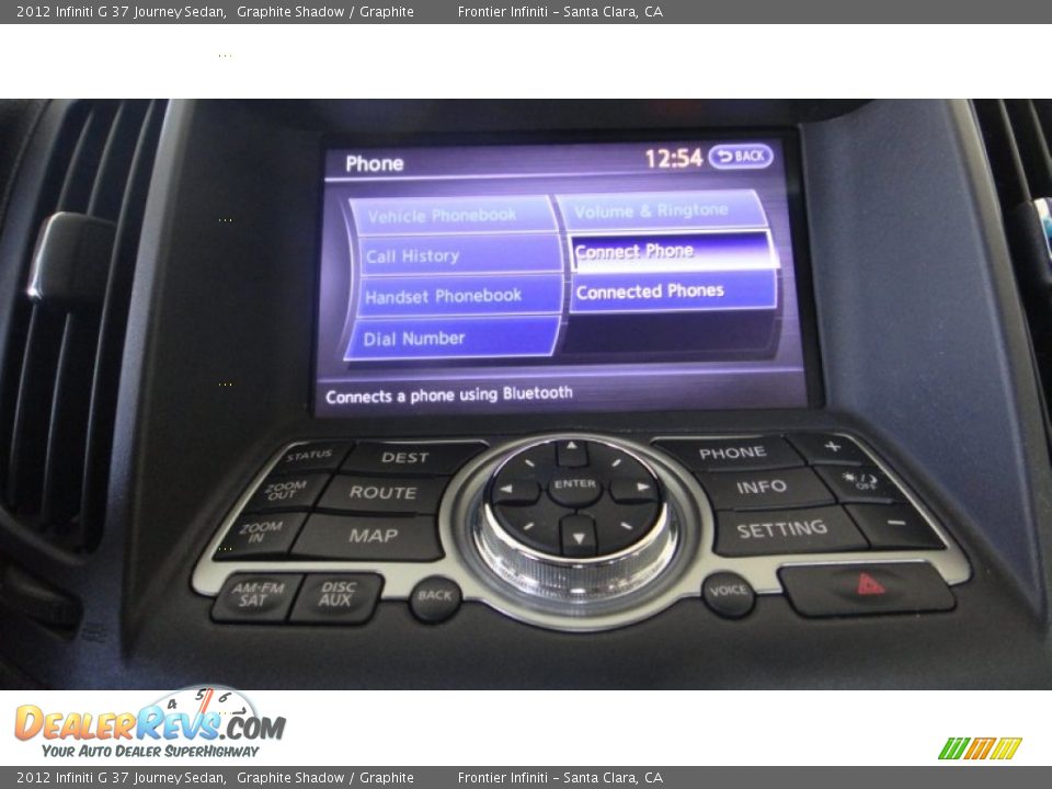 2012 Infiniti G 37 Journey Sedan Graphite Shadow / Graphite Photo #11