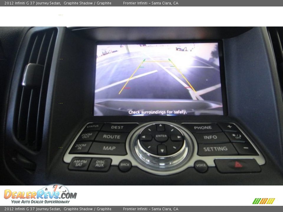 2012 Infiniti G 37 Journey Sedan Graphite Shadow / Graphite Photo #12