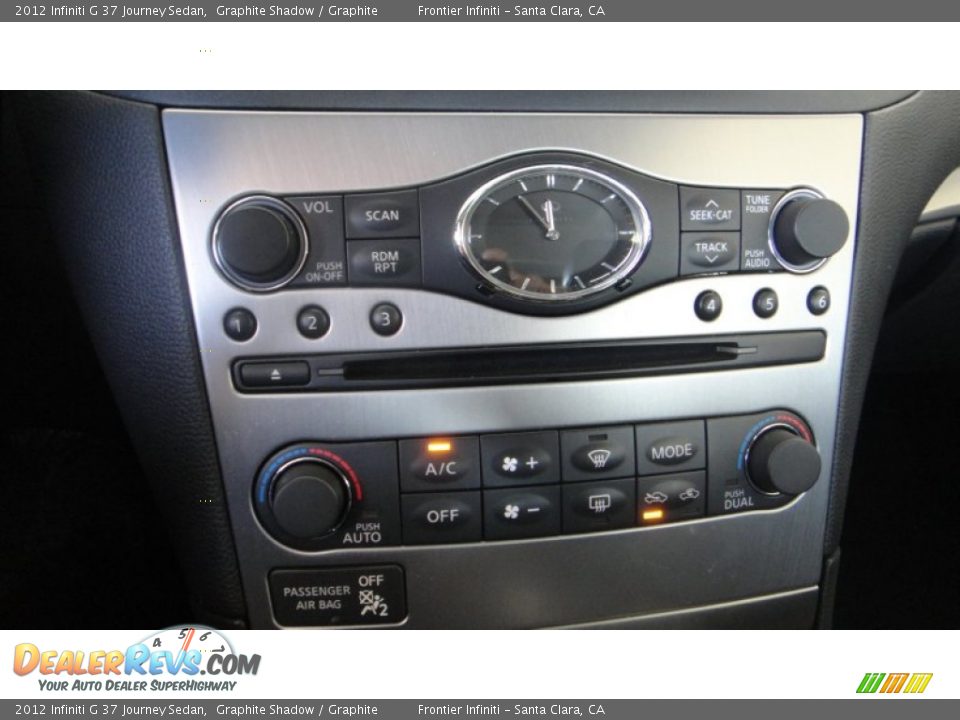 2012 Infiniti G 37 Journey Sedan Graphite Shadow / Graphite Photo #13