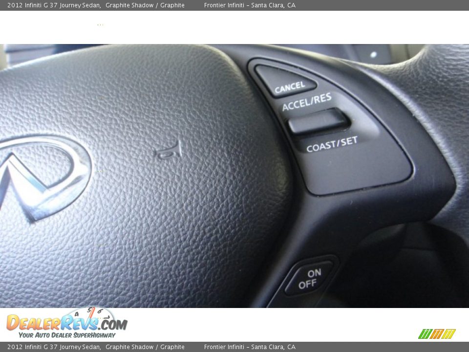 2012 Infiniti G 37 Journey Sedan Graphite Shadow / Graphite Photo #15