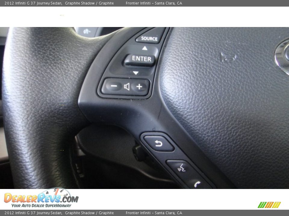 2012 Infiniti G 37 Journey Sedan Graphite Shadow / Graphite Photo #16