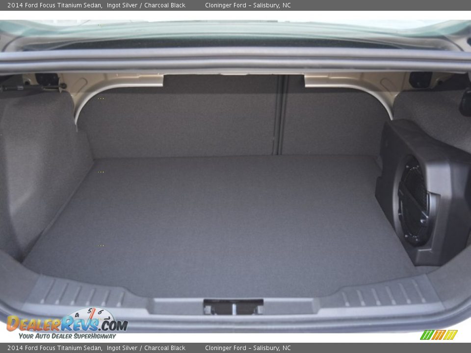 2014 Ford Focus Titanium Sedan Ingot Silver / Charcoal Black Photo #9