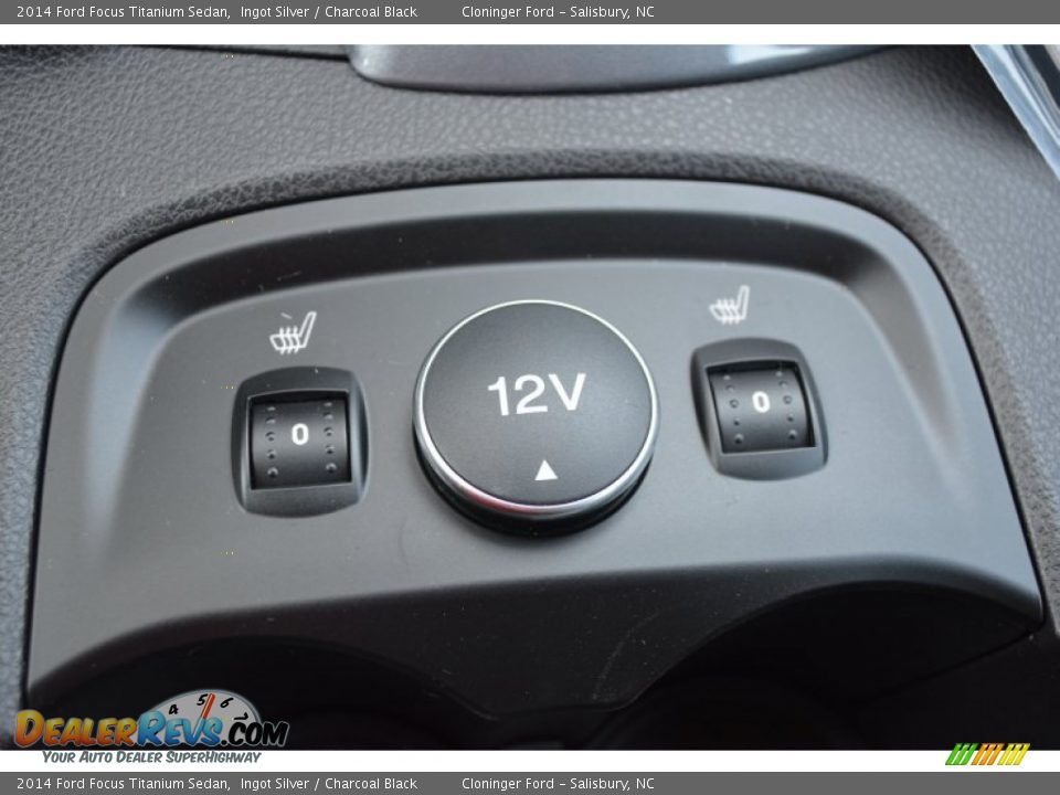 2014 Ford Focus Titanium Sedan Ingot Silver / Charcoal Black Photo #21