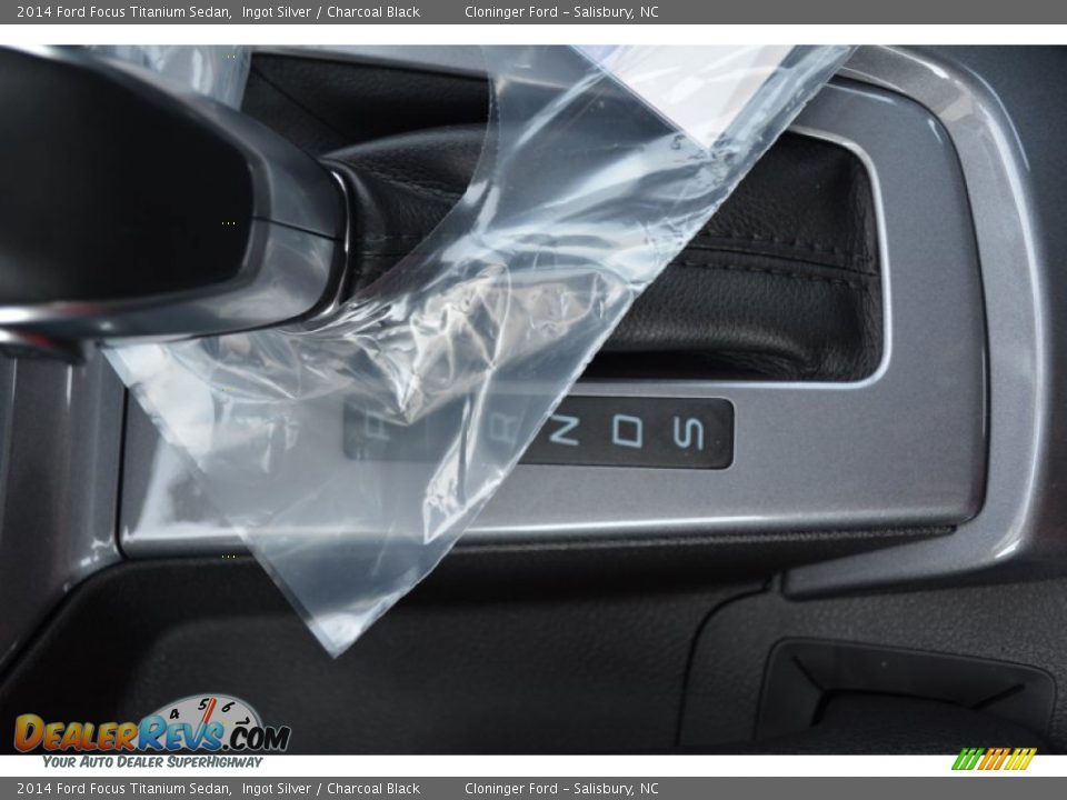 2014 Ford Focus Titanium Sedan Ingot Silver / Charcoal Black Photo #22