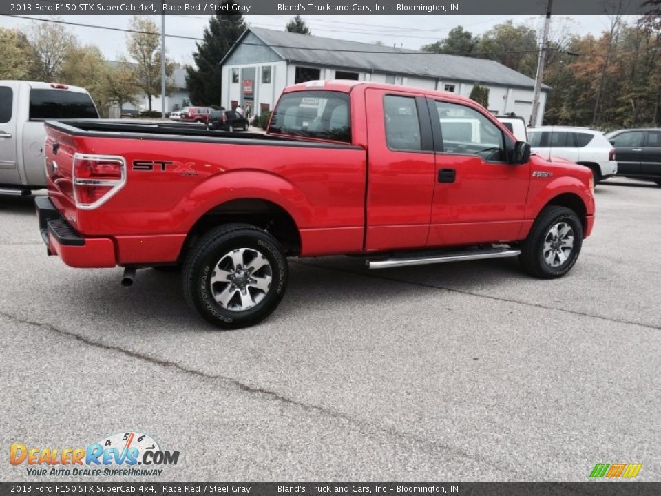 2013 Ford F150 STX SuperCab 4x4 Race Red / Steel Gray Photo #2