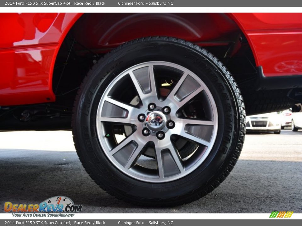 2014 Ford F150 STX SuperCab 4x4 Race Red / Black Photo #11