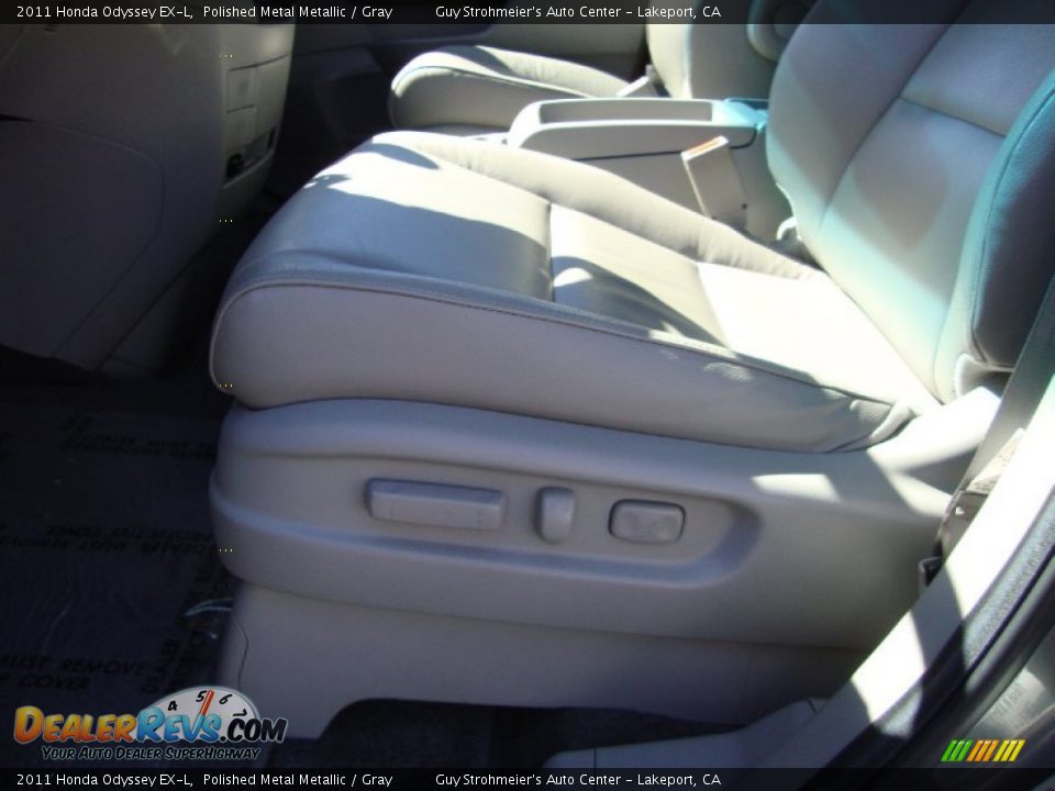 2011 Honda Odyssey EX-L Polished Metal Metallic / Gray Photo #20