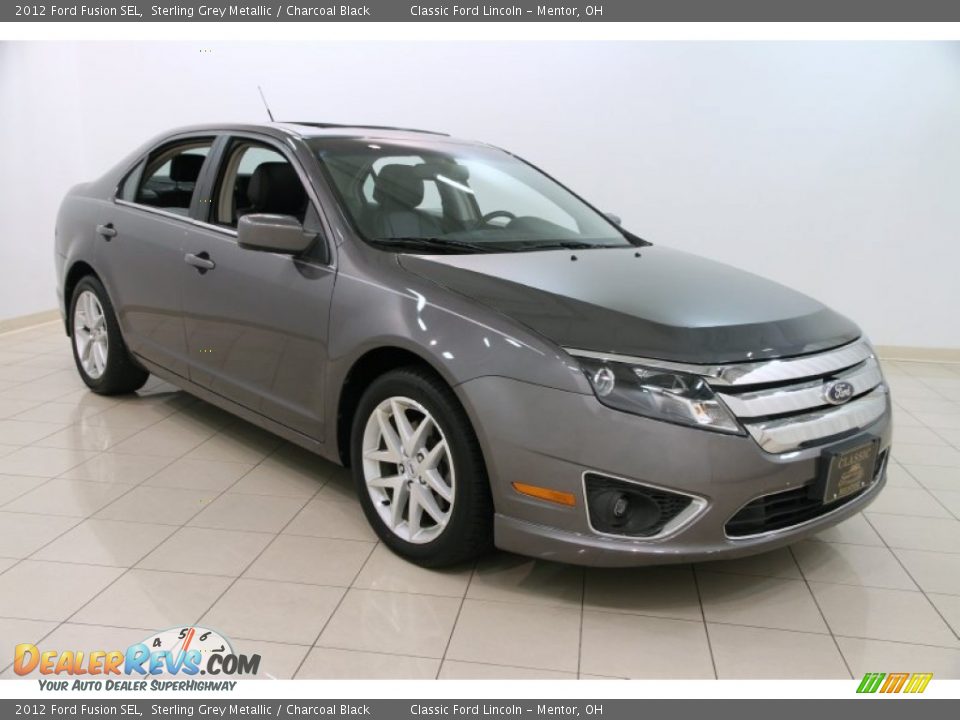 2012 Ford Fusion SEL Sterling Grey Metallic / Charcoal Black Photo #1