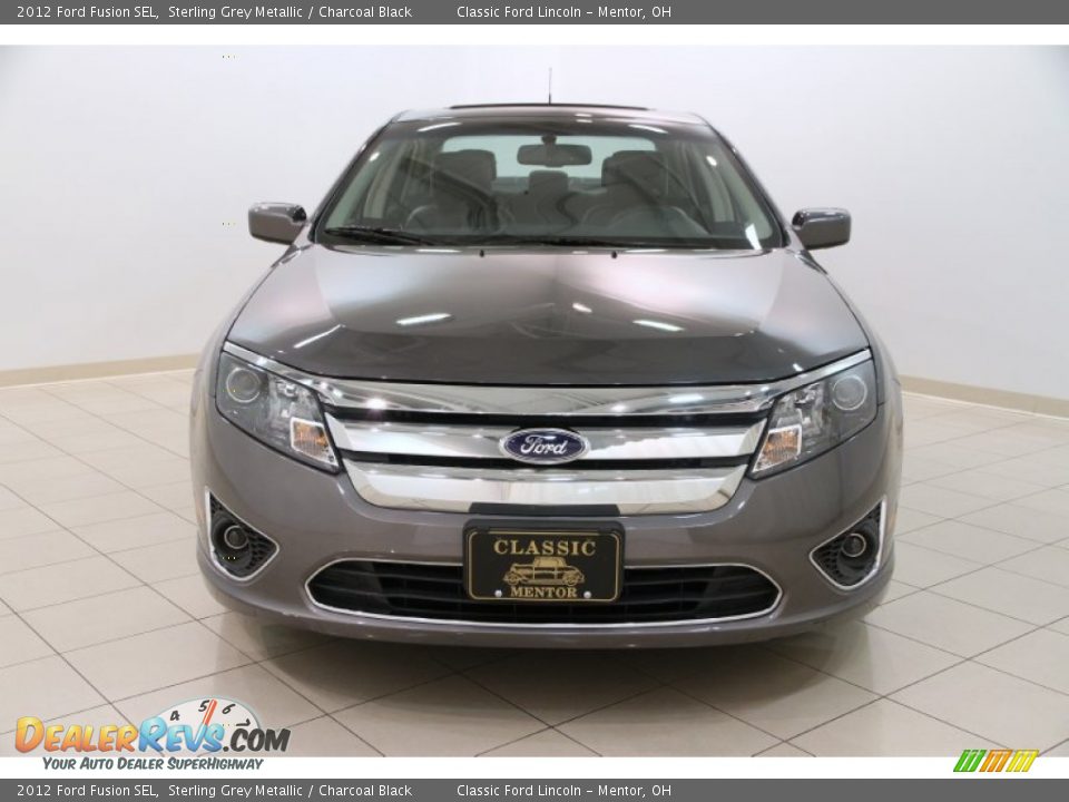 2012 Ford Fusion SEL Sterling Grey Metallic / Charcoal Black Photo #2