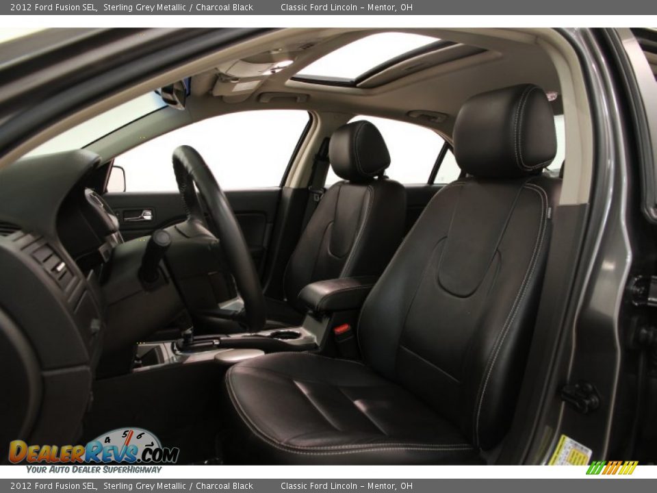 2012 Ford Fusion SEL Sterling Grey Metallic / Charcoal Black Photo #5