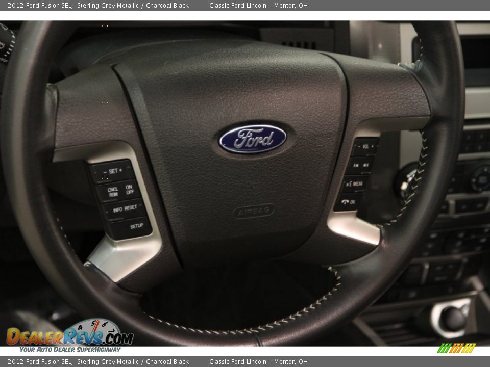 2012 Ford Fusion SEL Sterling Grey Metallic / Charcoal Black Photo #6
