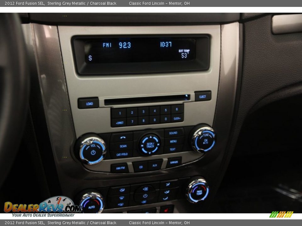 2012 Ford Fusion SEL Sterling Grey Metallic / Charcoal Black Photo #8