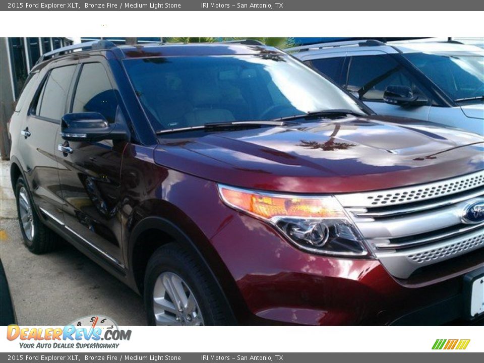 2015 Ford Explorer XLT Bronze Fire / Medium Light Stone Photo #1