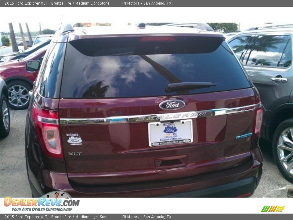 2015 Ford Explorer XLT Bronze Fire / Medium Light Stone Photo #6