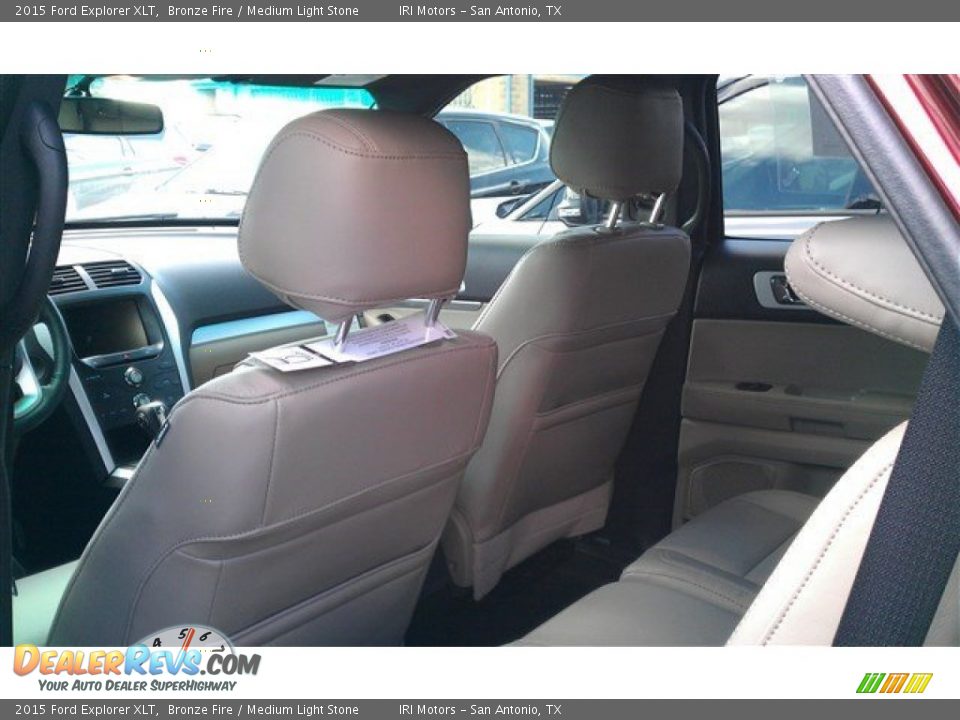 2015 Ford Explorer XLT Bronze Fire / Medium Light Stone Photo #9
