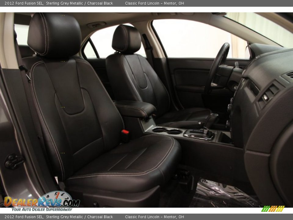 2012 Ford Fusion SEL Sterling Grey Metallic / Charcoal Black Photo #18