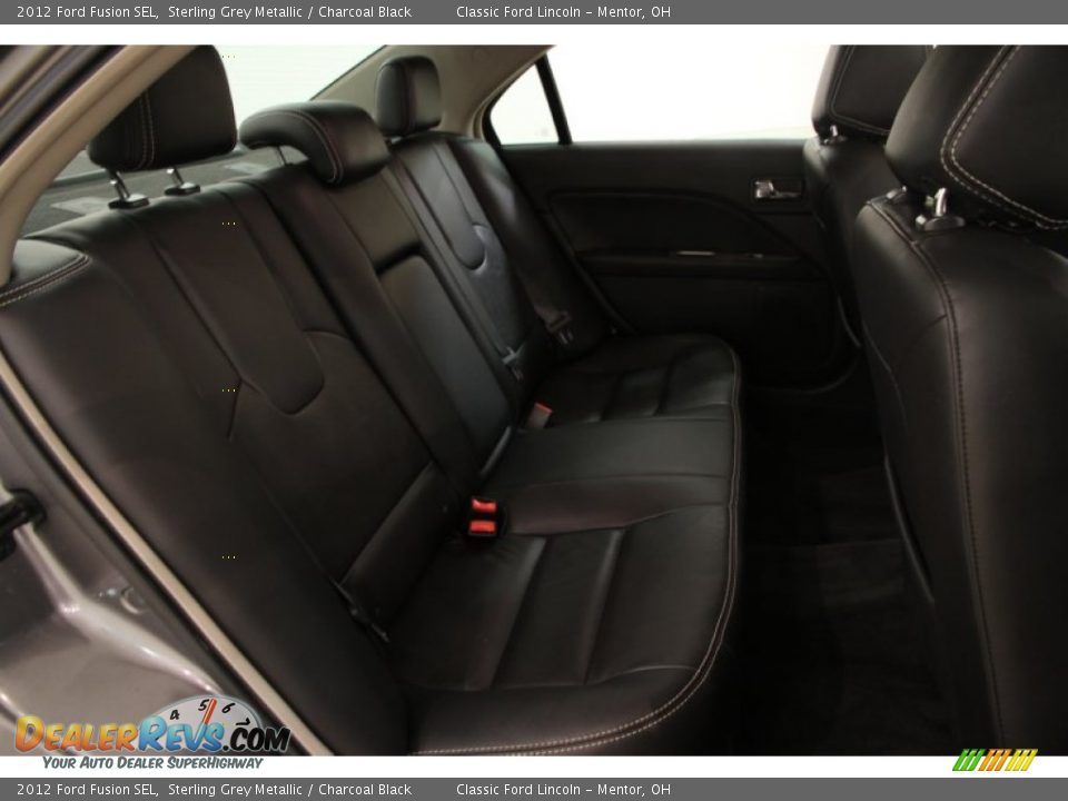 2012 Ford Fusion SEL Sterling Grey Metallic / Charcoal Black Photo #19